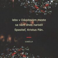Vianočný prihovor 25.12.2020