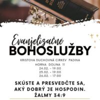 Evanielizačná služba 26.02.2023